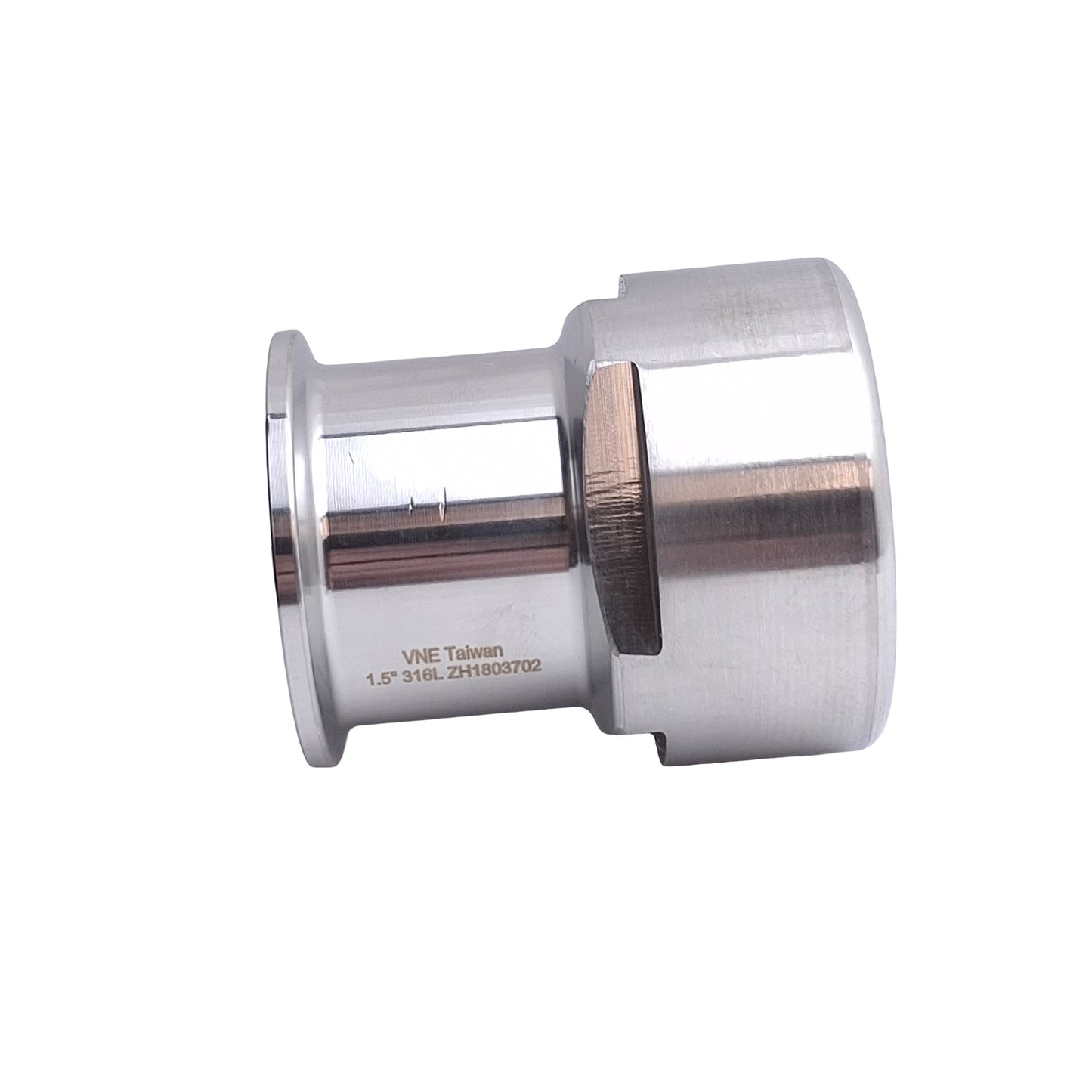 New VNE EG22-6L1.5 Sanitary Clamp Adapter 1.5in Tri-Clamp to 1.5in NPT Female