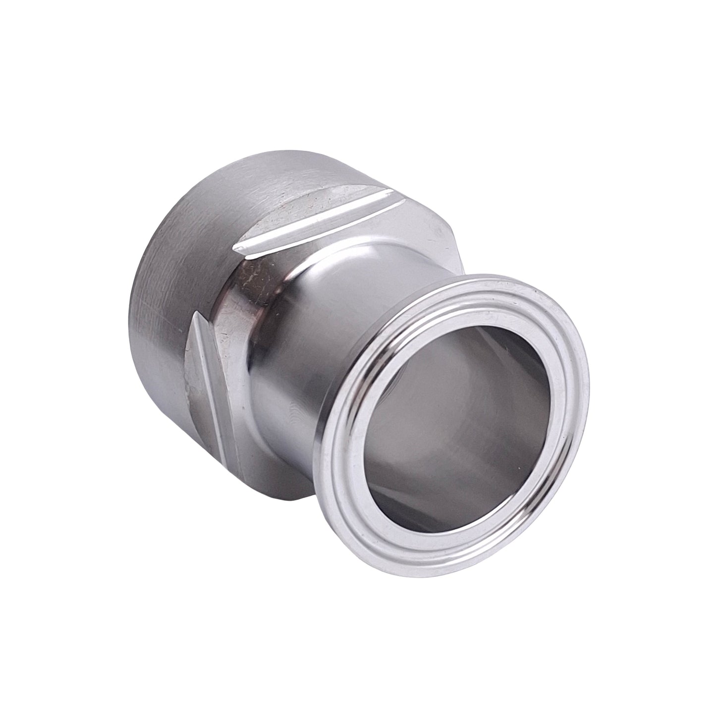 New VNE EG22-6L1.5 Sanitary Clamp Adapter 1.5in Tri-Clamp to 1.5in NPT Female