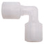 Used Parker GEF-6 Pargrip PFA Compression Union 90° Elbow Fitting, ø3/8in OD Tube