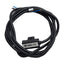 Used Parker SMC-1N Hall Effect Sensor, NPN N.C, 6-30VDC, 150mA, White/Red LED, 3-Wire