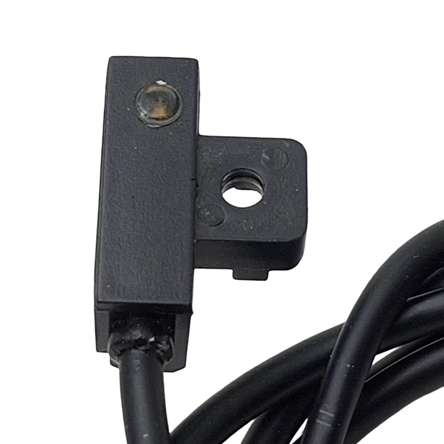 Used Parker SMC-1N Hall Effect Sensor, NPN N.C, 6-30VDC, 150mA, White/Red LED, 3-Wire