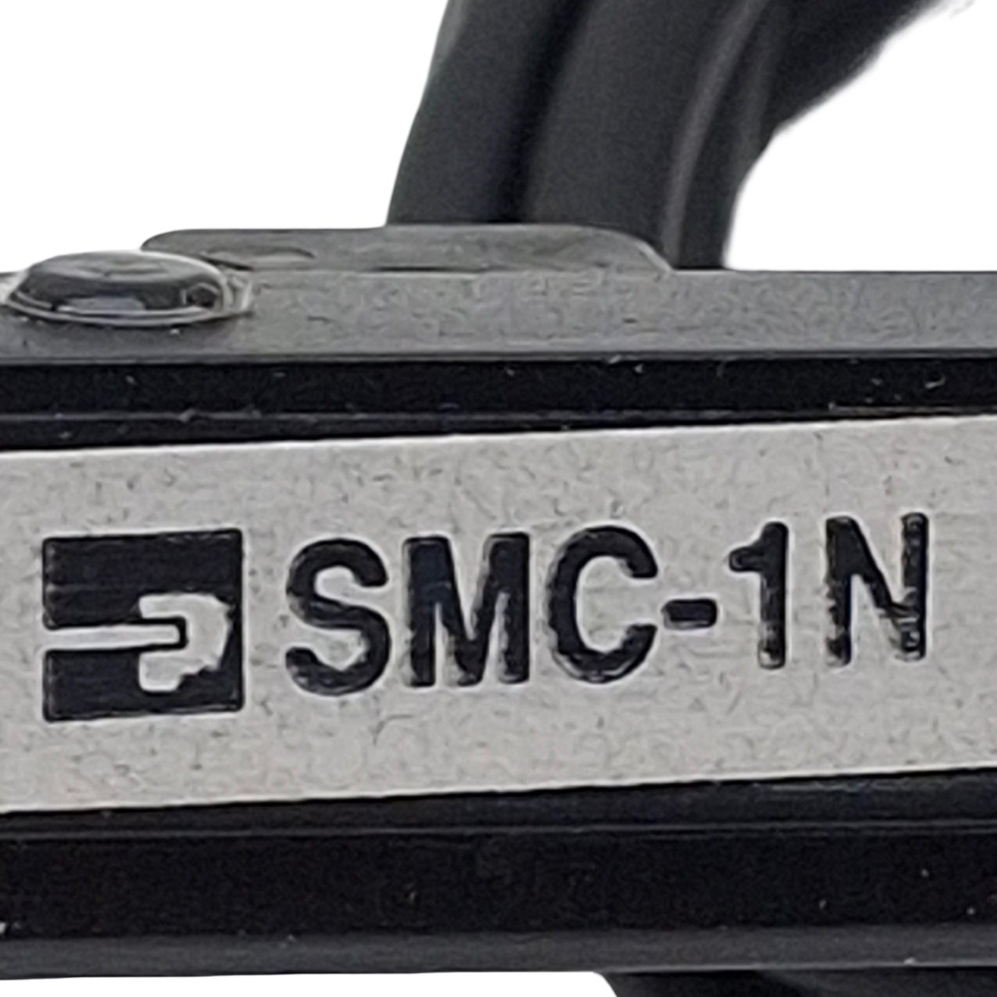 Used Parker SMC-1N Hall Effect Sensor, NPN N.C, 6-30VDC, 150mA, White/Red LED, 3-Wire