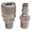 Used Swagelok QF4 Full Flow Quick Connect Body & Stem w/o Valve, 1/4in NPT, 316 SS