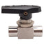 Used Swagelok SS-42GF2 Stainless Steel 1-Piece 40G Series Ball Valve, 1/8in NPT