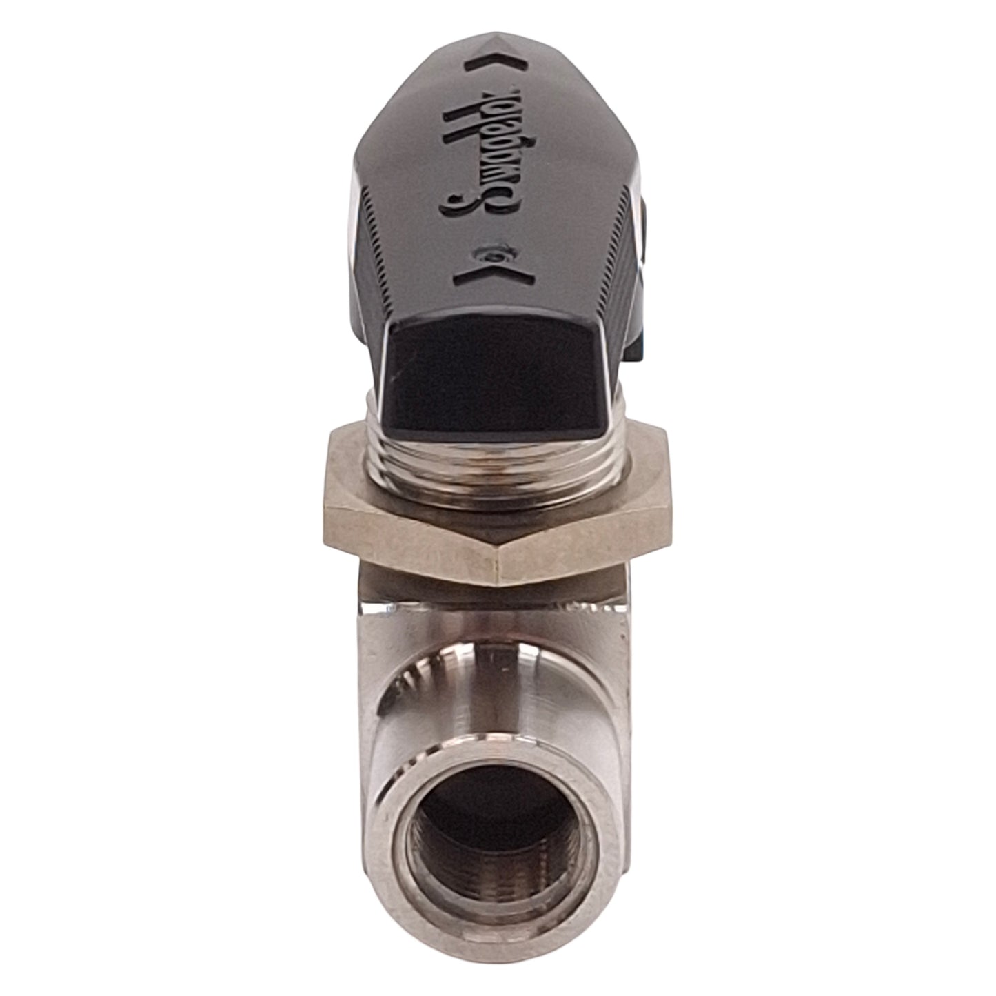 Used Swagelok SS-42GF2 Stainless Steel 1-Piece 40G Series Ball Valve, 1/8in NPT