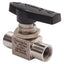 Used Swagelok SS-42GF2 Stainless Steel 1-Piece 40G Series Ball Valve, 1/8in NPT