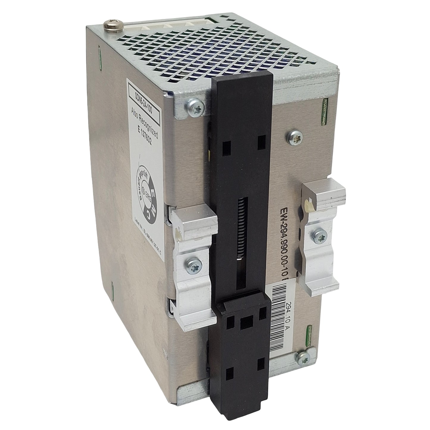 Used Sola SDN5-24-100 Power Supply, 115/230VAC In, 5A 24VDC Out, 120W, DIN Rail