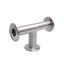 Used Tri-Clover Stainless Steel Sanitary Tee, 1in Tri-Clamp, 1in Tube, 316L