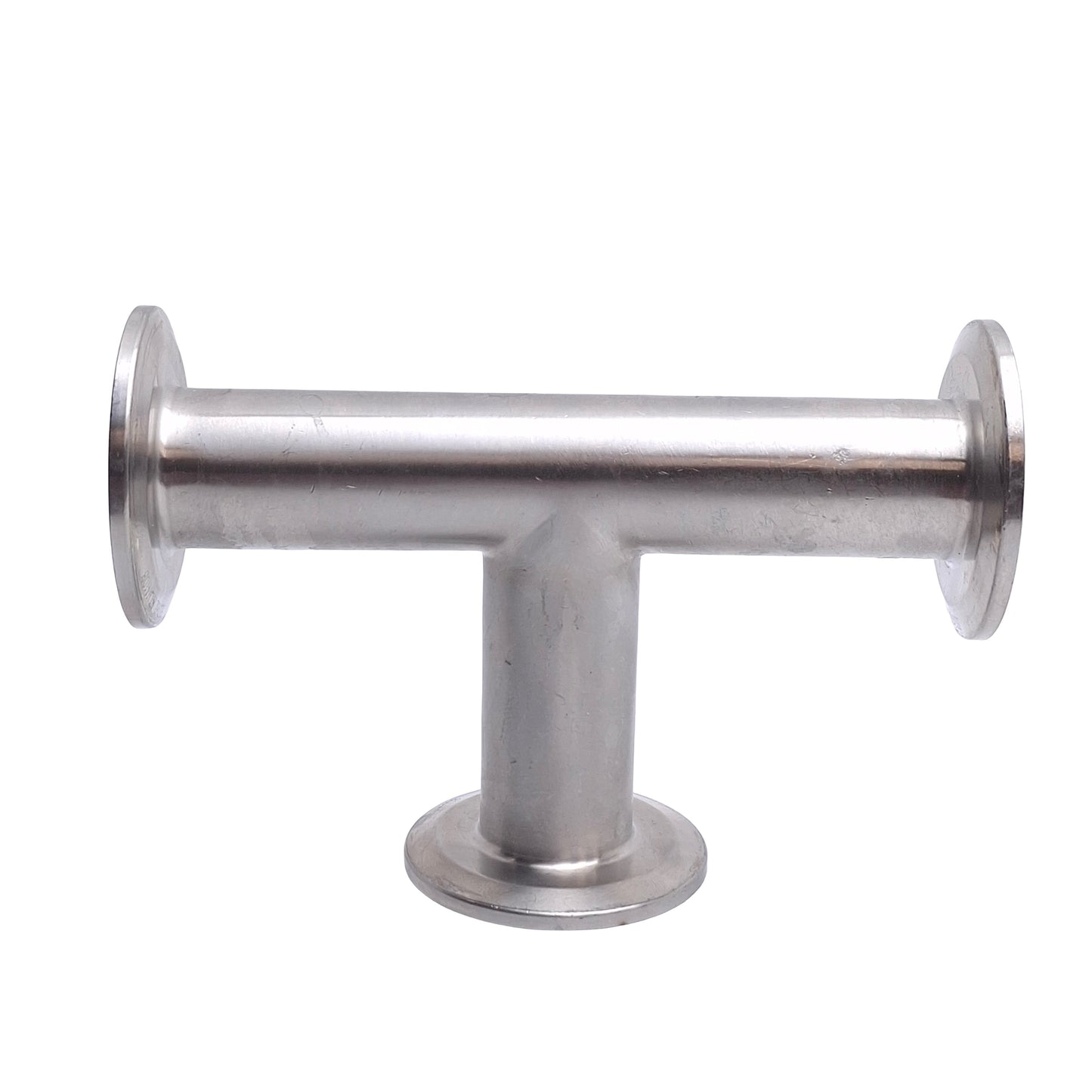 Used Tri-Clover Stainless Steel Sanitary Tee, 1in Tri-Clamp, 1in Tube, 316L