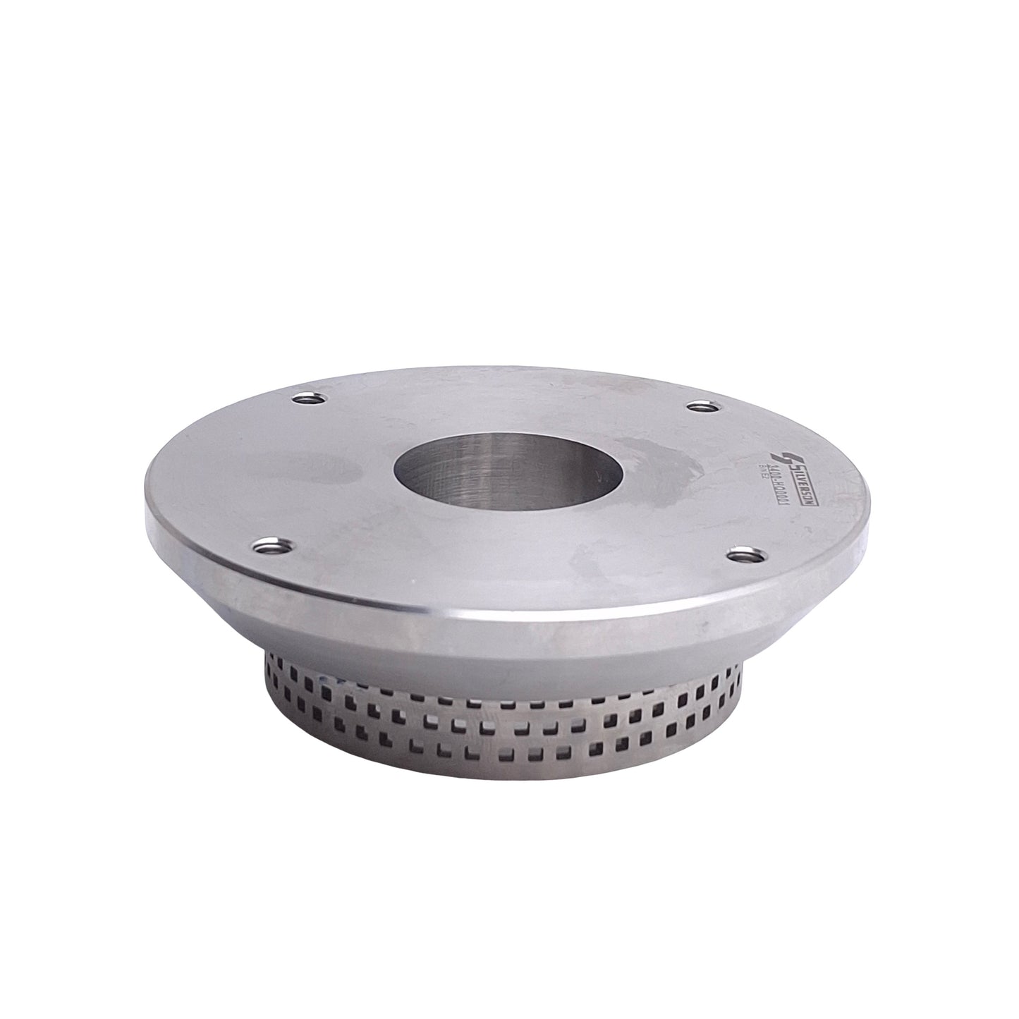 Used Silverson 3400-HQ0001 High Shear Mixer Plate, 4.28in OD x 1.35in ID, M6x1.0