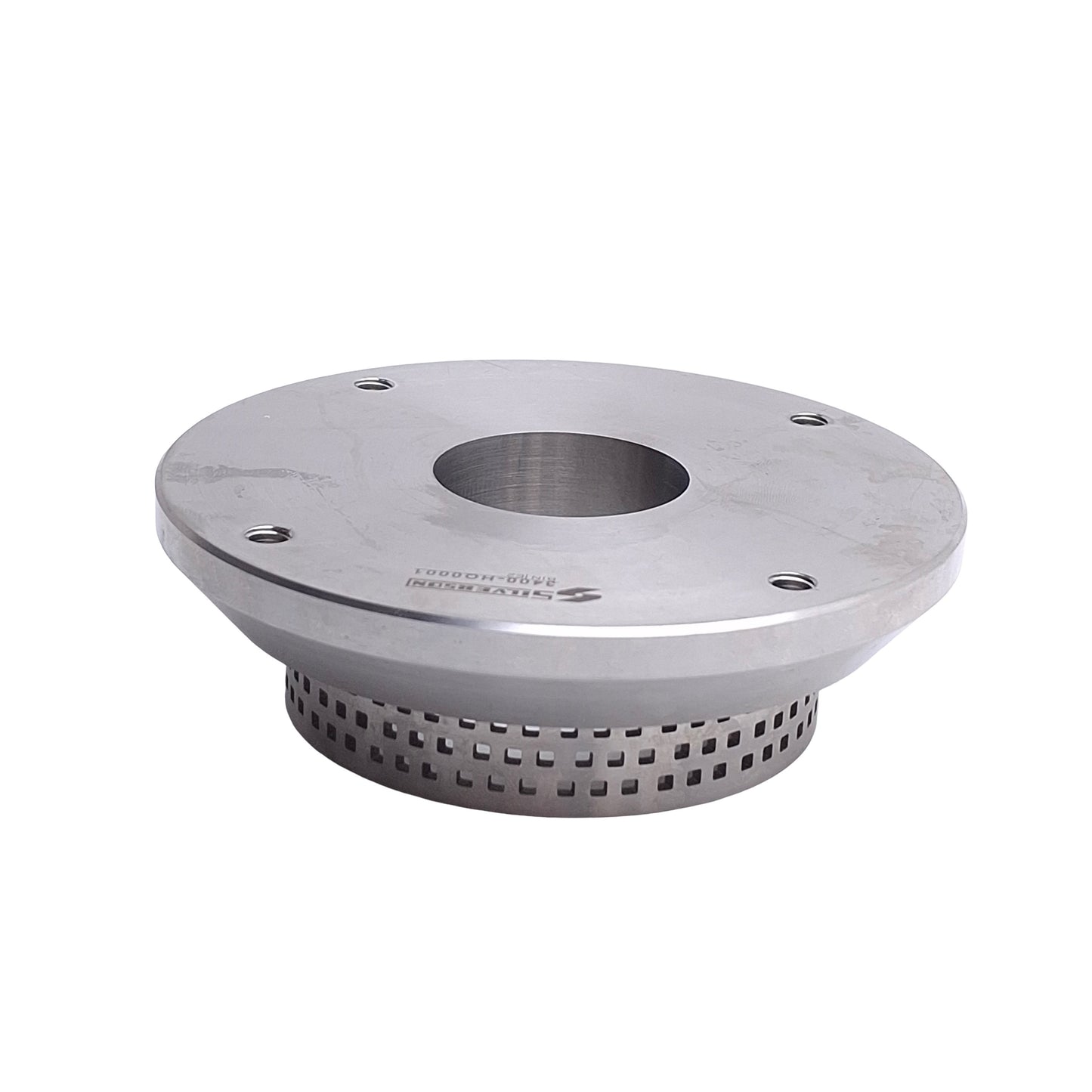 Used Silverson 3400-HQ0001 High Shear Mixer Plate, 4.28in OD x 1.35in ID, M6x1.0