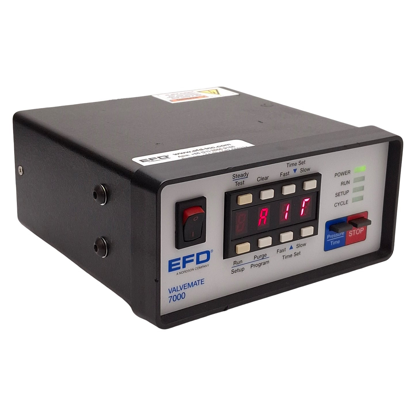 Used EFD 7020485 ValveMate 7000 Controller 100/120/220VAC 6/5VA Supply 70PSI 1.5SCFM