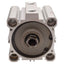 Used SMC NCDQ2B63-25D Compact Cylinder, ø63mm Bore, 25mm Stroke, 145psi, 1/4in NPT