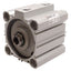 Used SMC NCDQ2B63-25D Compact Cylinder, ø63mm Bore, 25mm Stroke, 145psi, 1/4in NPT