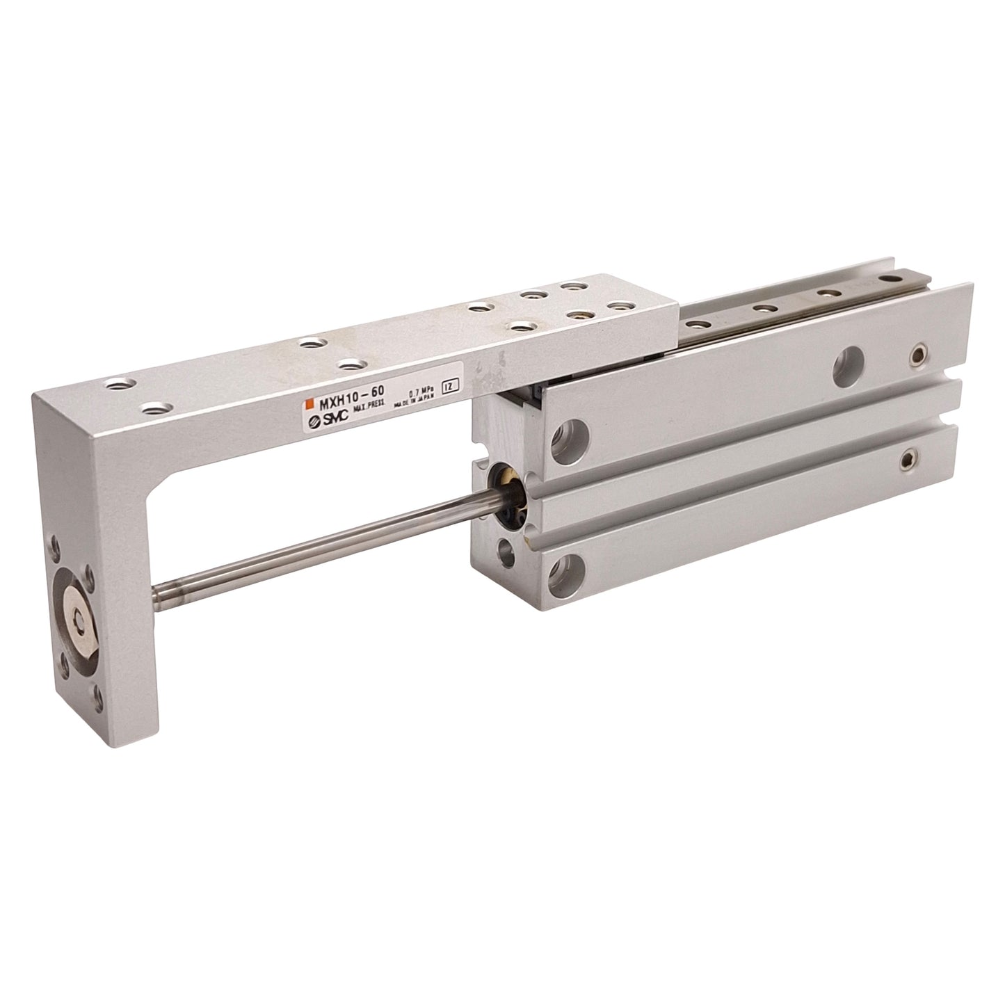 Used SMC MXH10-60 Compact Slide Table, ø10mm Bore, 60mm Stroke, 0.7MPa, M5x0.8 Ports