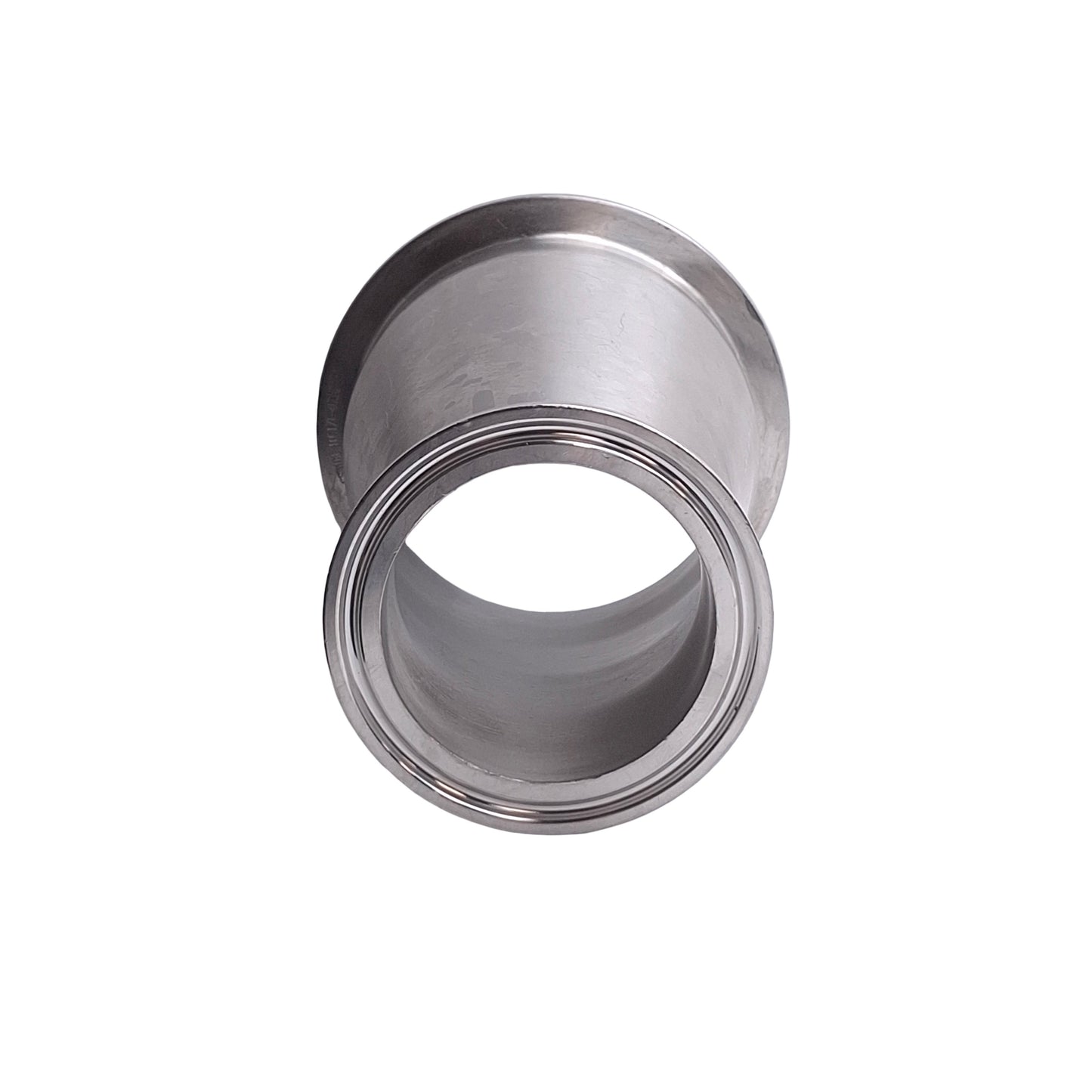 Used 29763 Concentric Reducer Sanitary Fitting, 3in Tri-Clamp to 2in Tri-clamp, 316L