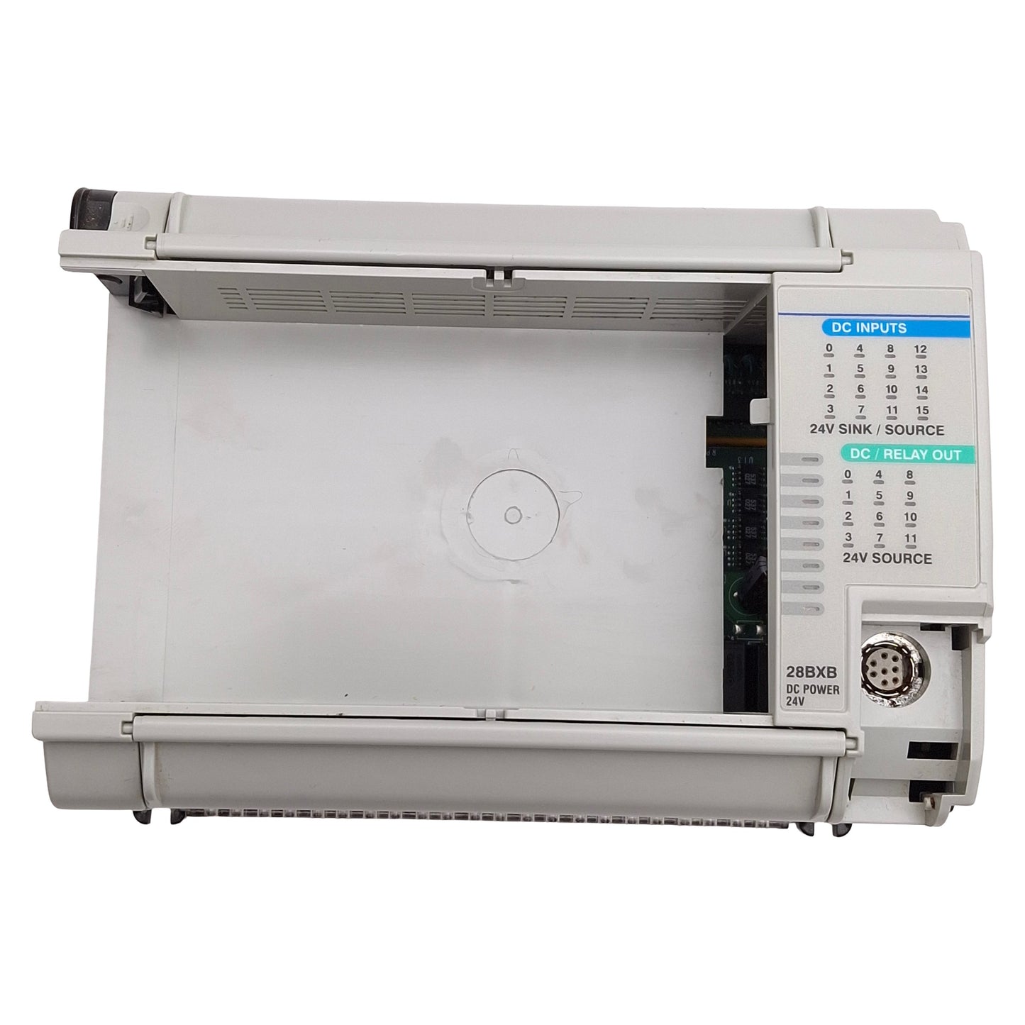 Used Allen Bradley 1764-28BXB MicroLogix 1500 Base, 16x DC Inputs, 12x Relay Outputs