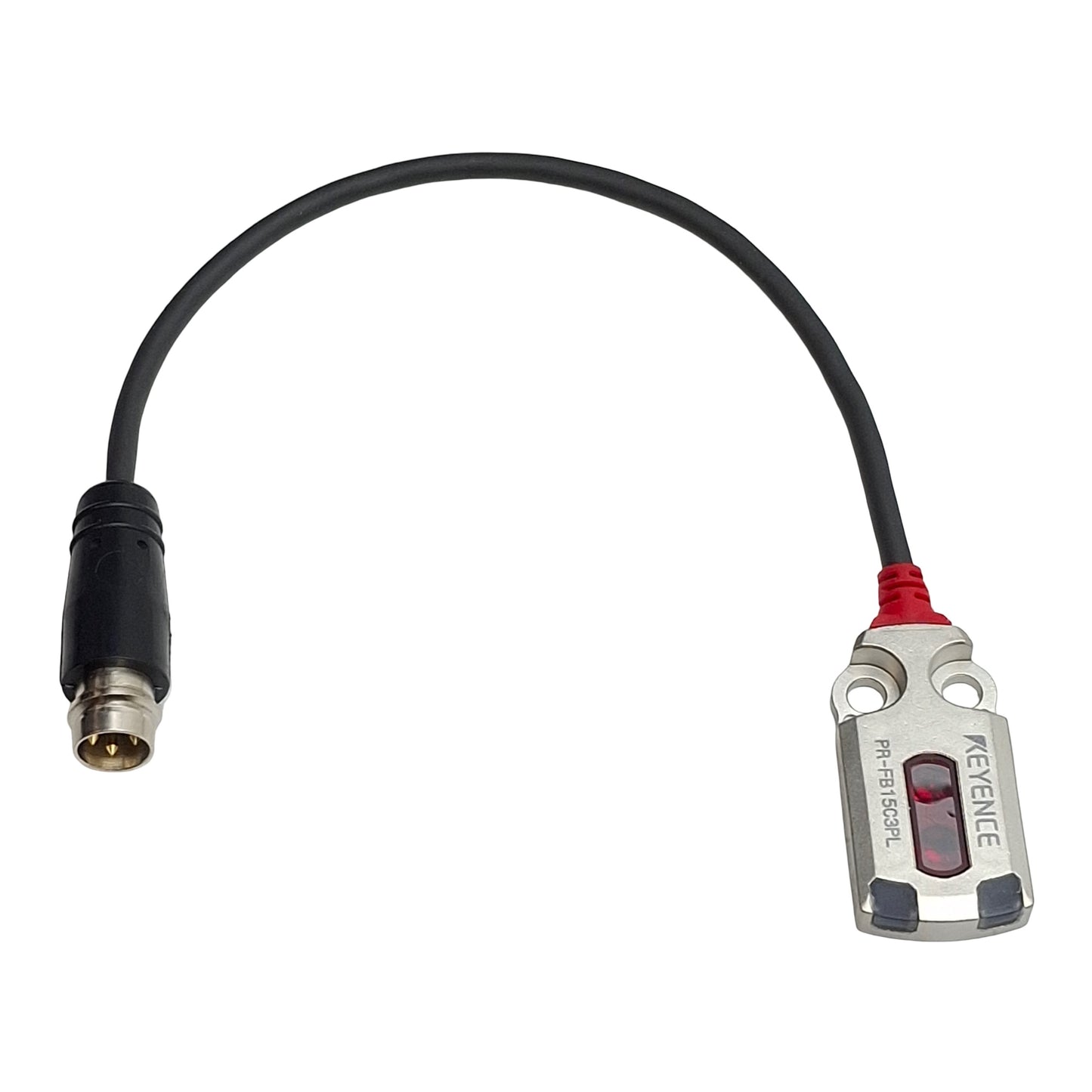 New Keyence PR-FB15C3PL Photoelectric Sensor, PNP, 1-15mm Range, 10-30VDC, 3-Pin M8