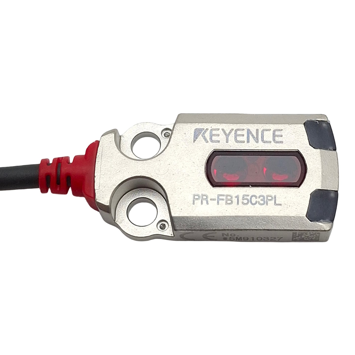 New Keyence PR-FB15C3PL Photoelectric Sensor, PNP, 1-15mm Range, 10-30VDC, 3-Pin M8