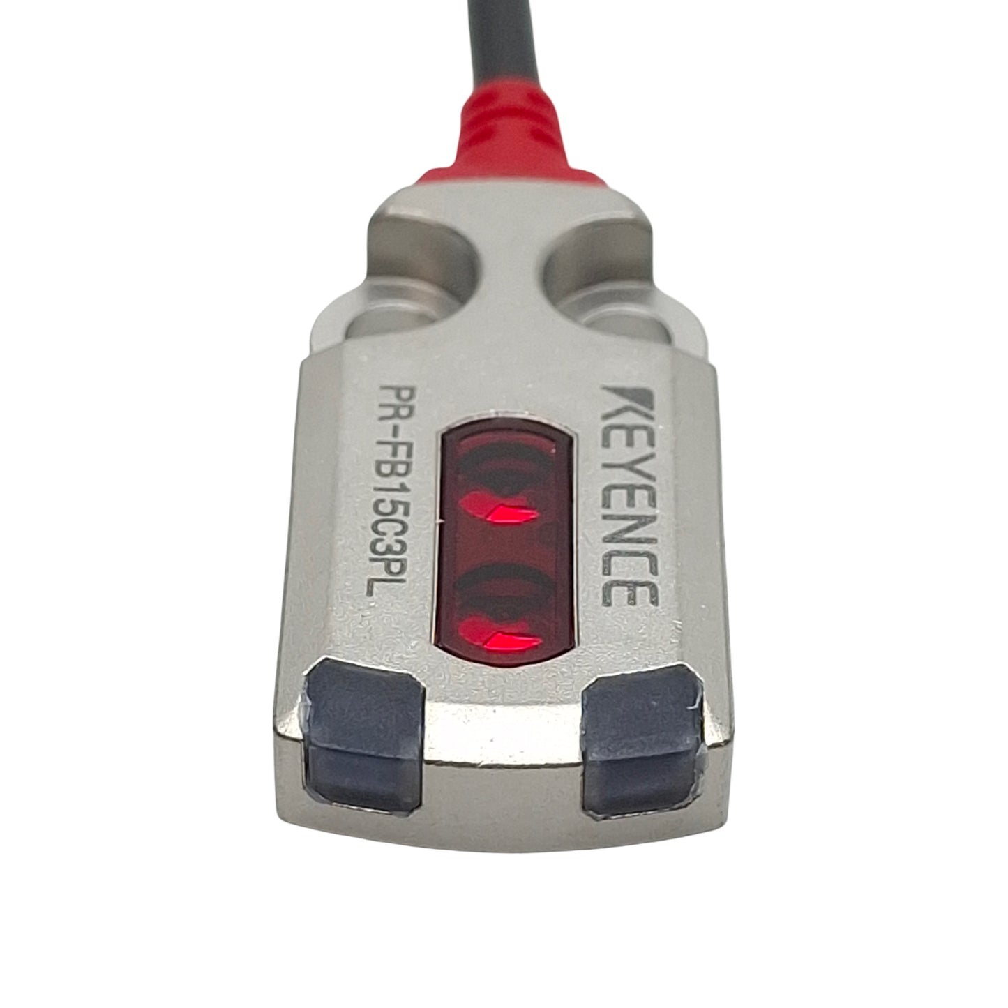 New Keyence PR-FB15C3PL Photoelectric Sensor, PNP, 1-15mm Range, 10-30VDC, 3-Pin M8