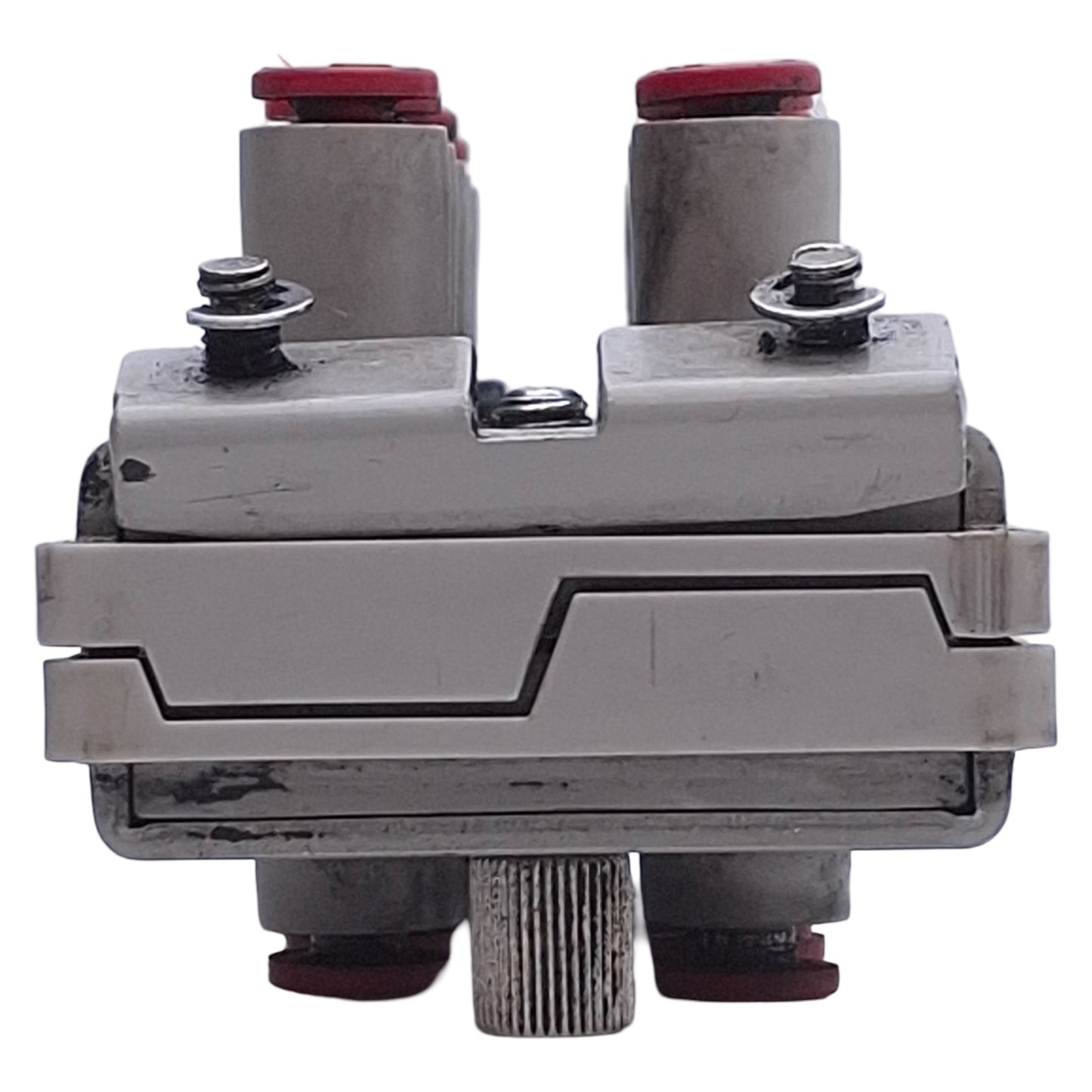 Used SMC KDM10-04 Pneumatic Multiconnector, ø4mm One-Touch, 10 Tubes, -100kPa~1.0MPa