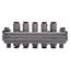 Used SMC KDM10-04 Pneumatic Multiconnector, ø4mm One-Touch, 10 Tubes, -100kPa~1.0MPa