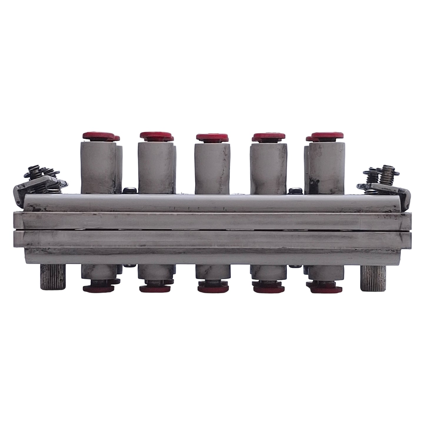 Used SMC KDM10-04 Pneumatic Multiconnector, ø4mm One-Touch, 10 Tubes, -100kPa~1.0MPa