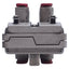 Used SMC KDM10-04 Pneumatic Multiconnector, ø4mm One-Touch, 10 Tubes, -100kPa~1.0MPa