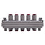 Used SMC KDM10-04 Pneumatic Multiconnector, ø4mm One-Touch, 10 Tubes, -100kPa~1.0MPa