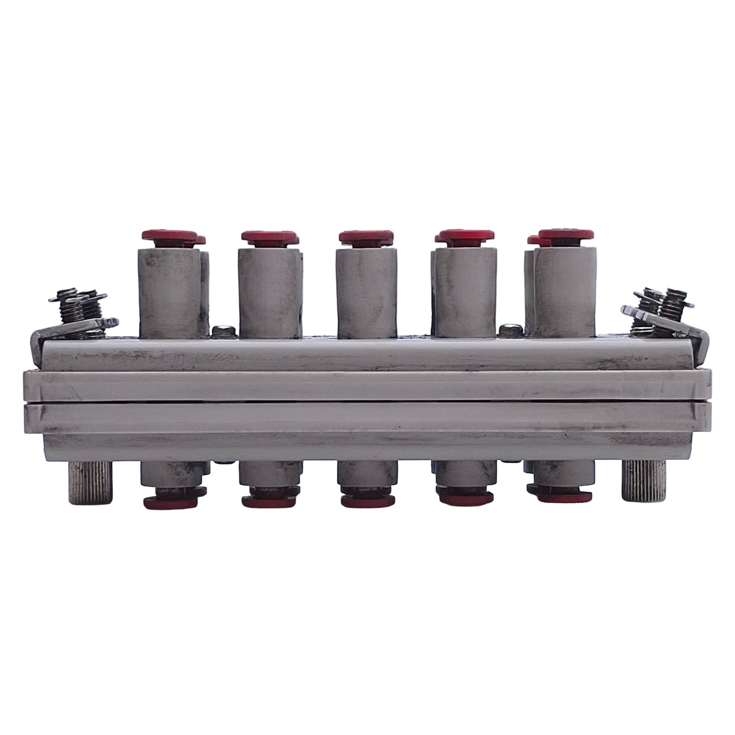 Used SMC KDM10-04 Pneumatic Multiconnector, ø4mm One-Touch, 10 Tubes, -100kPa~1.0MPa