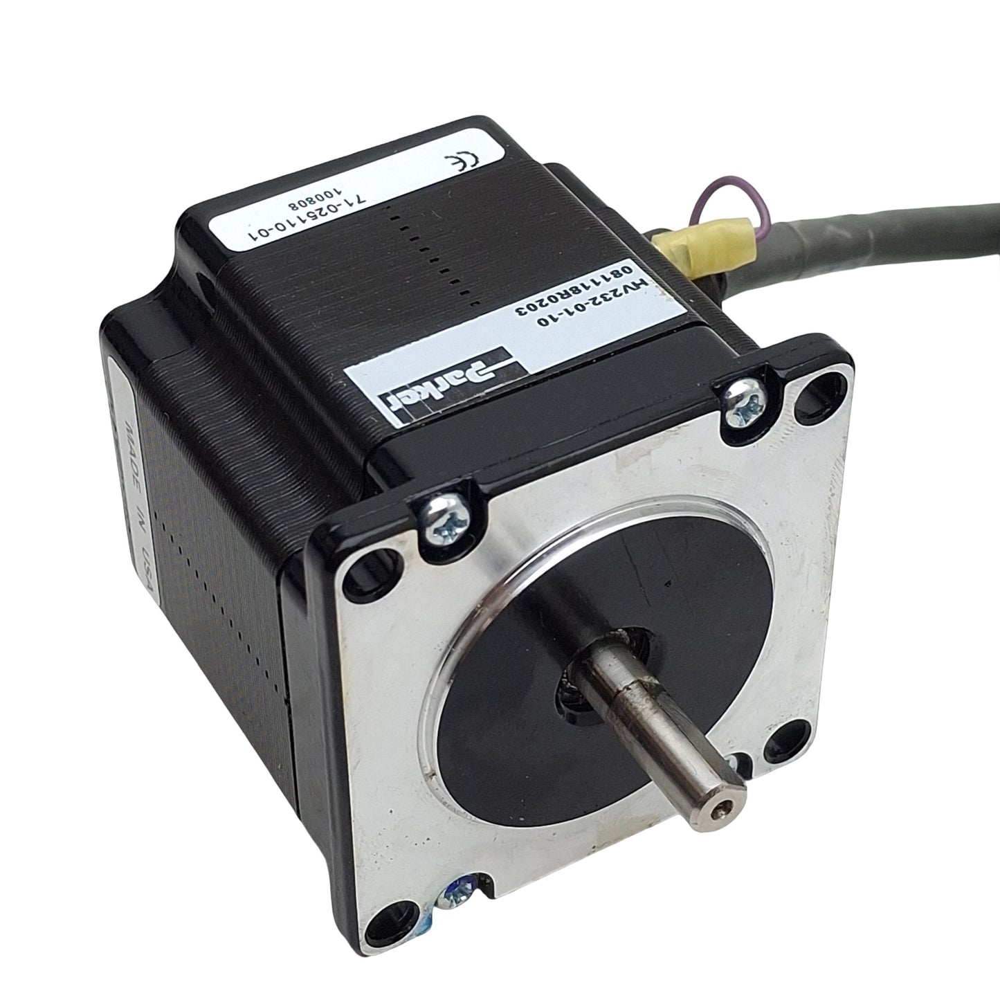 Used Parker HV232-01-10 Stepper Motor, 2-Phase, 1.8° Step, ø0.25in Shaft, NEMA 23