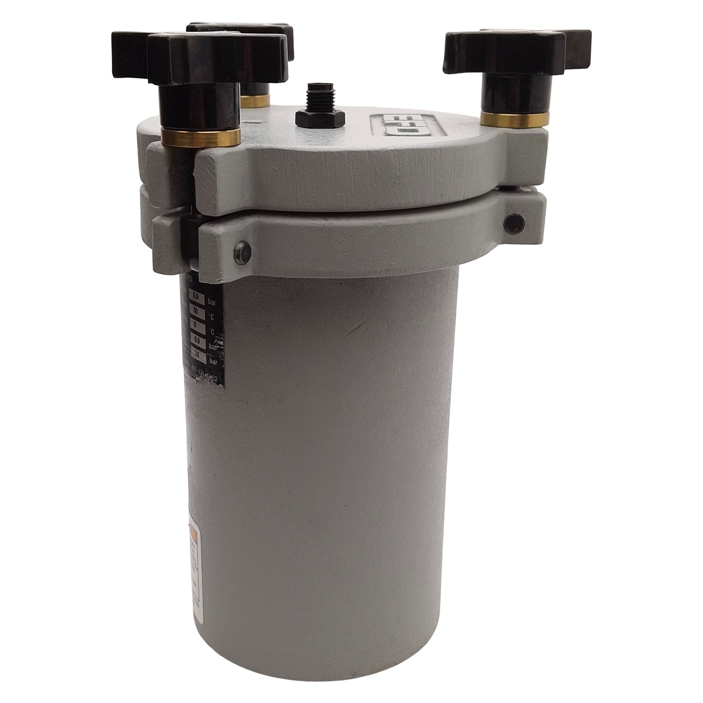 Used Nordson EFD 615DT Cast Aluminum Fluid Pressure Reservoir, 1L, 6.9 bar, 50°C