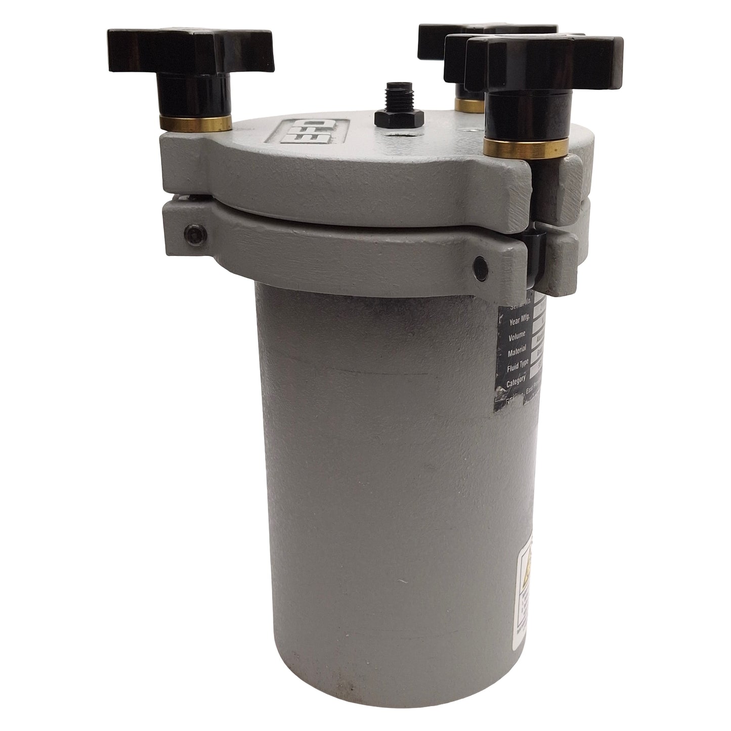 Used Nordson EFD 615DT Cast Aluminum Fluid Pressure Reservoir, 1L, 6.9 bar, 50°C