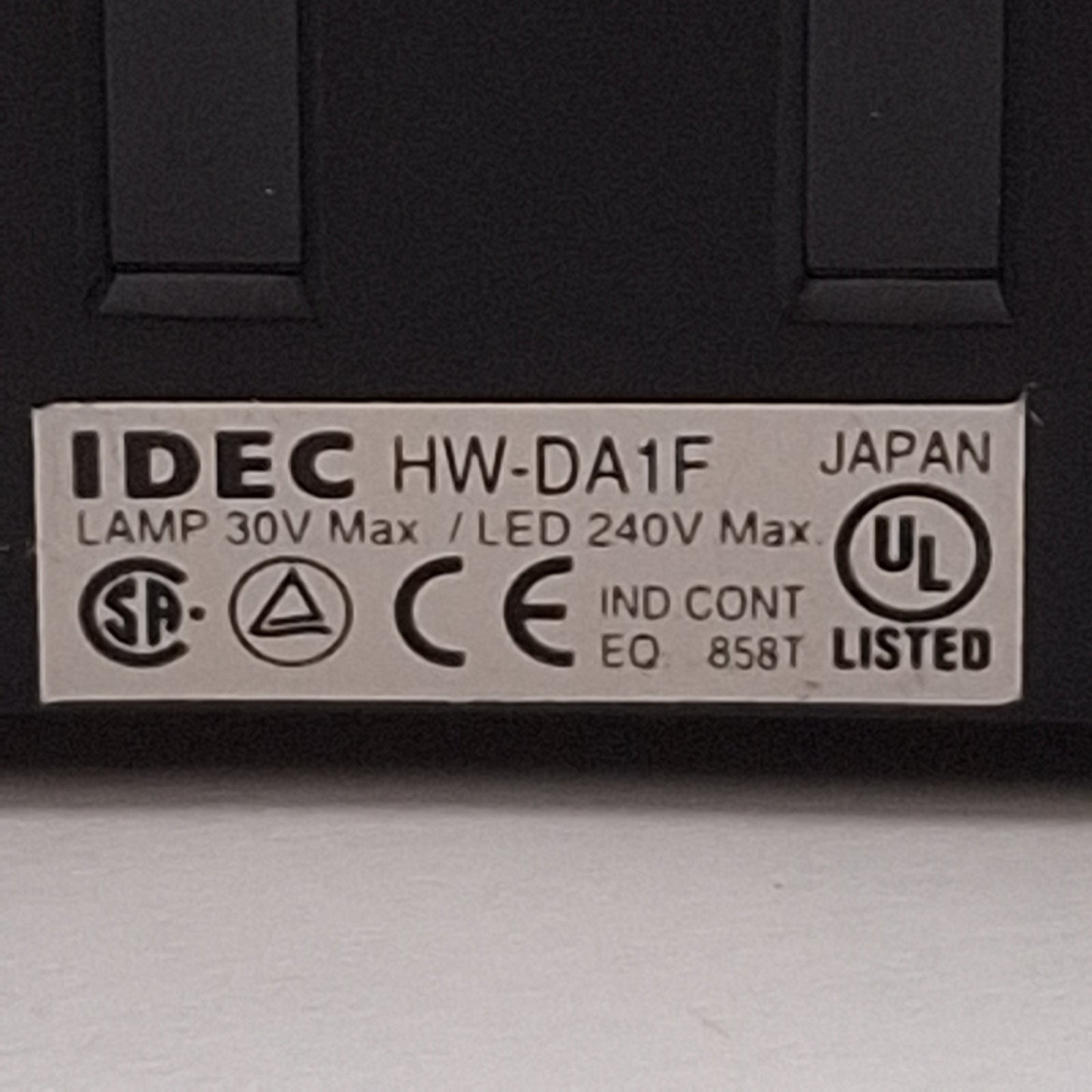 Used Idec ALW29910D-S-24V Illuminated Blue Momentary Pushbutton, ø22mm, 1NO, HW-F10