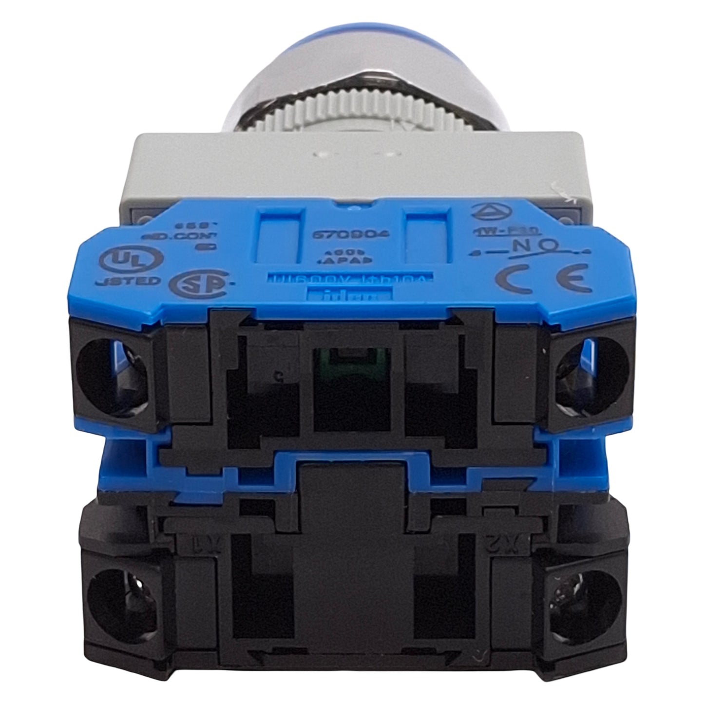 Used Idec ALW29910D-S-24V Illuminated Blue Momentary Pushbutton, ø22mm, 1NO, HW-F10