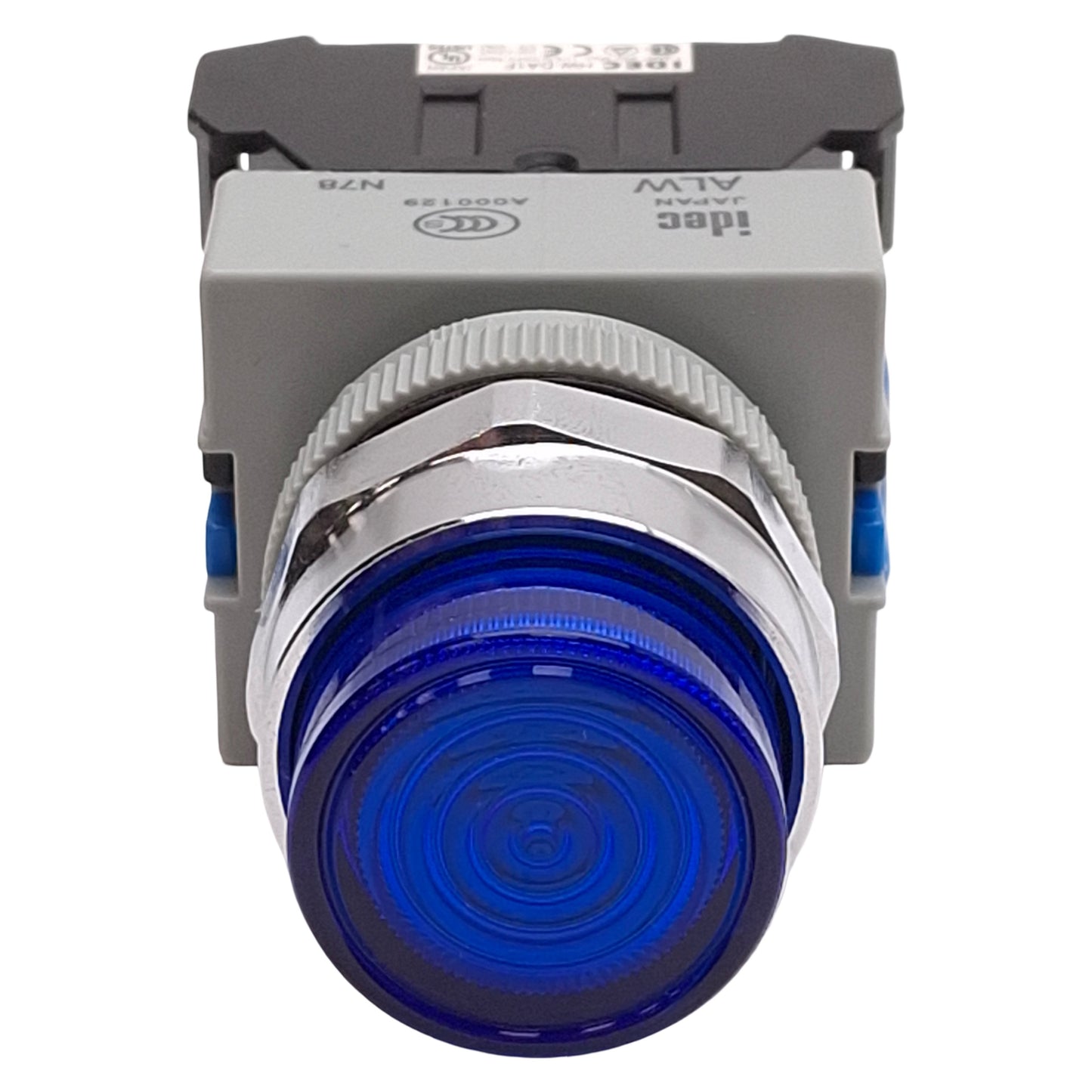 Used Idec ALW29910D-S-24V Illuminated Blue Momentary Pushbutton, ø22mm, 1NO, HW-F10