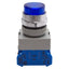 Used Idec ALW29910D-S-24V Illuminated Blue Momentary Pushbutton, ø22mm, 1NO, HW-F10
