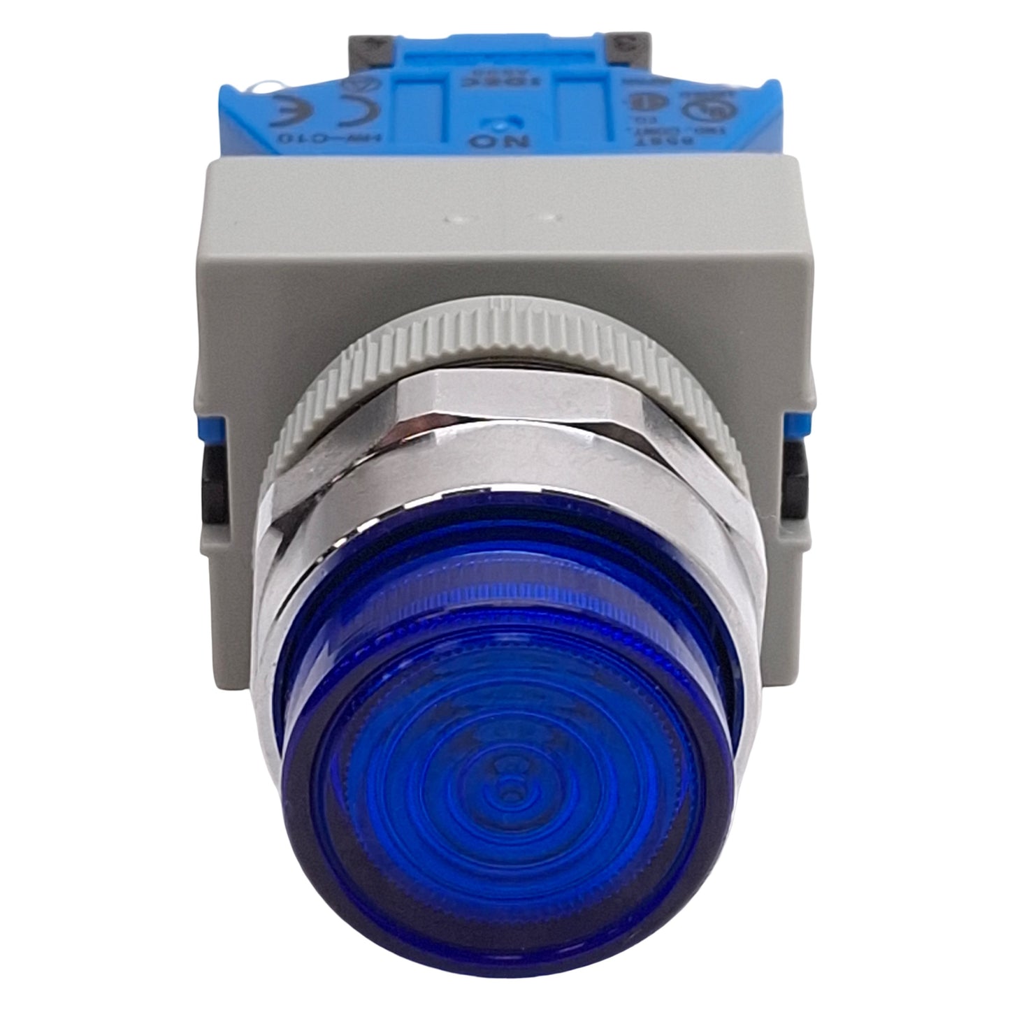 Used Idec ALW29910D-S-24V Illuminated Blue Momentary Pushbutton, ø22mm, 1NO, HW-C10
