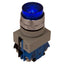 Used Idec ALW29910D-S-24V Illuminated Blue Momentary Pushbutton, ø22mm, 1NO, HW-C10