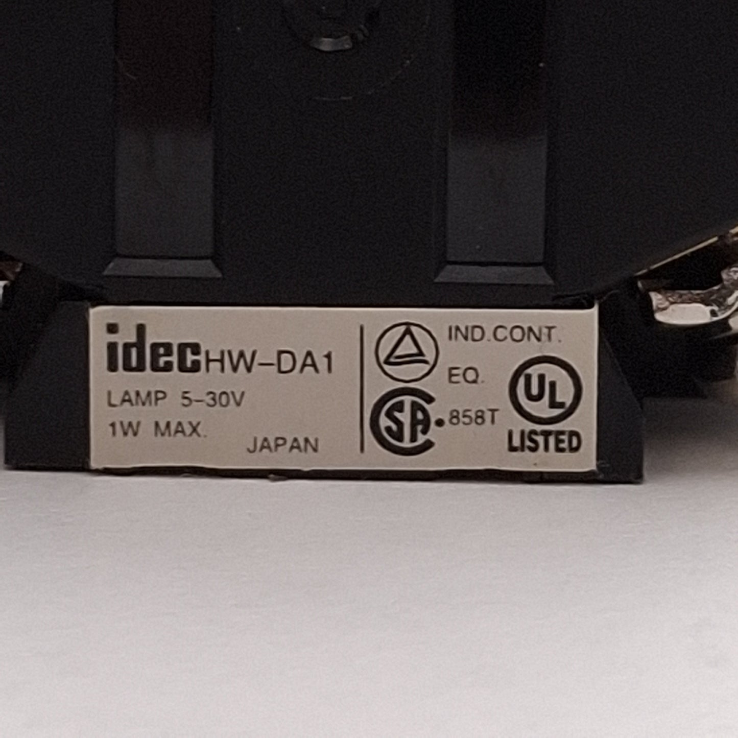 Used Idec ALW29910D-S-24V Illuminated Blue Momentary Pushbutton, ø22mm, 1NO, HW-C10