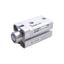 Used SMC RSDQB12-10D Compact Stopper Cylinder, Double-Acting, 12mm Bore, 10mm Stroke