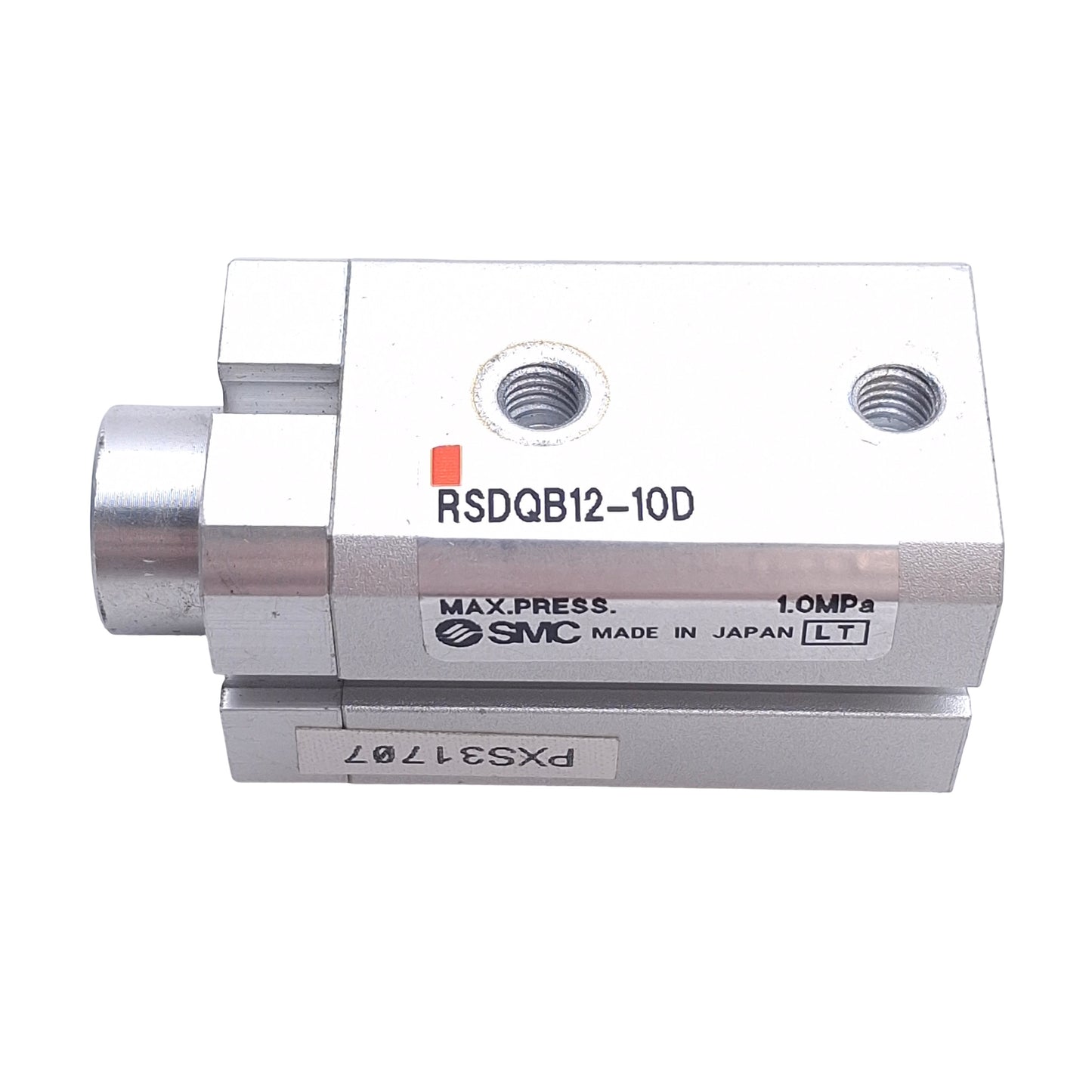 Used SMC RSDQB12-10D Compact Stopper Cylinder, Double-Acting, 12mm Bore, 10mm Stroke