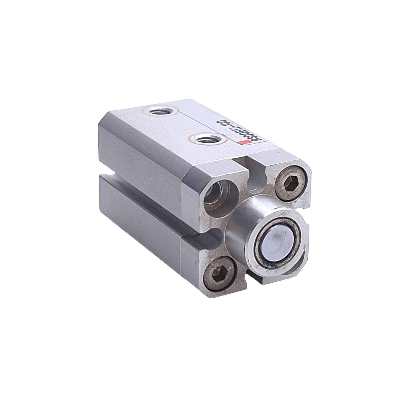 Used SMC RSDQB12-10D Compact Stopper Cylinder, Double-Acting, 12mm Bore, 10mm Stroke