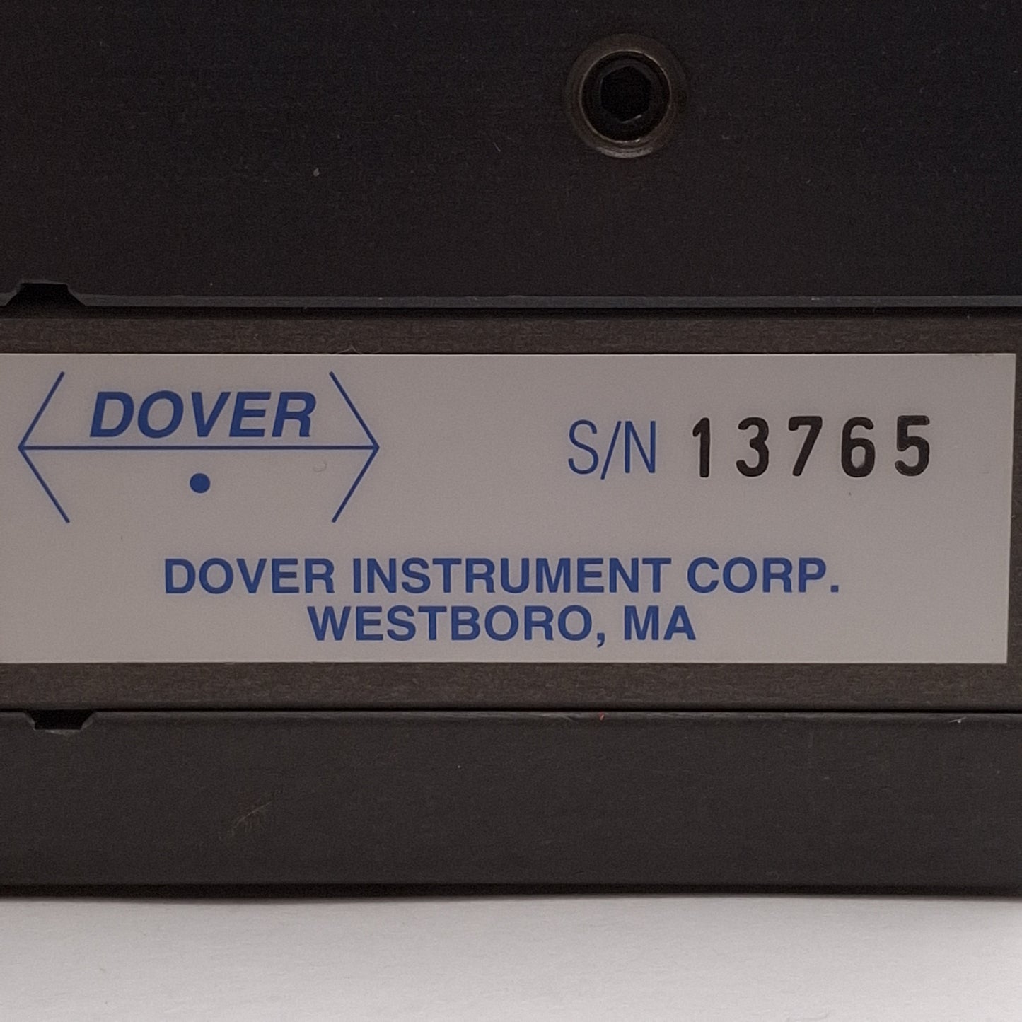 Used Dover Air Bearing Linear Stage, 3.75in Travel, 4.25in x 4.25in Stage, 10-32