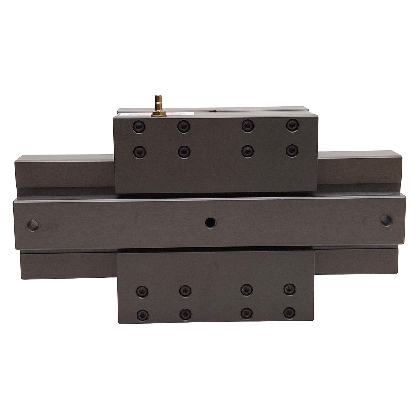 Used Dover Air Bearing Linear Stage, 3.75in Travel, 4.25in x 4.25in Stage, 10-32