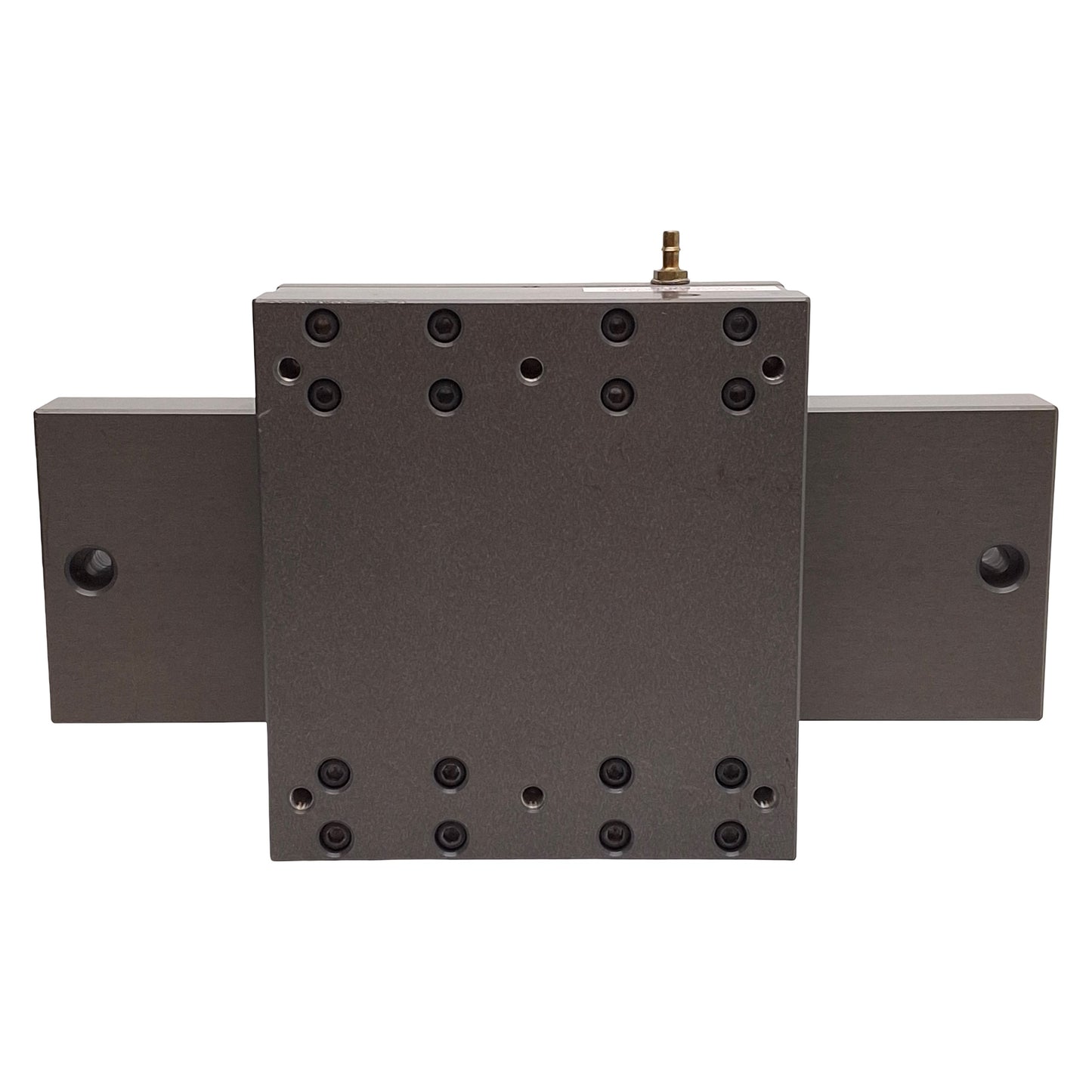 Used Dover Air Bearing Linear Stage, 3.75in Travel, 4.25in x 4.25in Stage, 10-32
