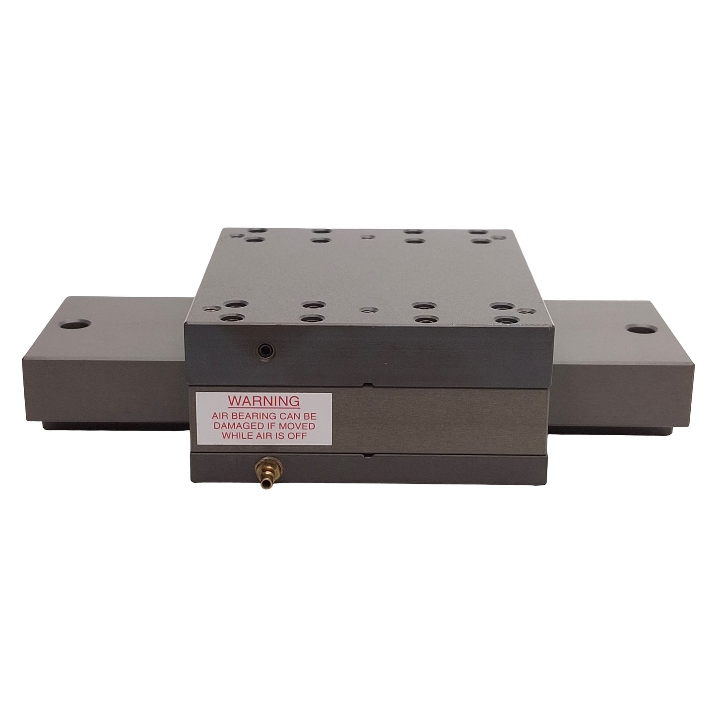 Used Dover Air Bearing Linear Stage, 3.75in Travel, 4.25in x 4.25in Stage, 10-32