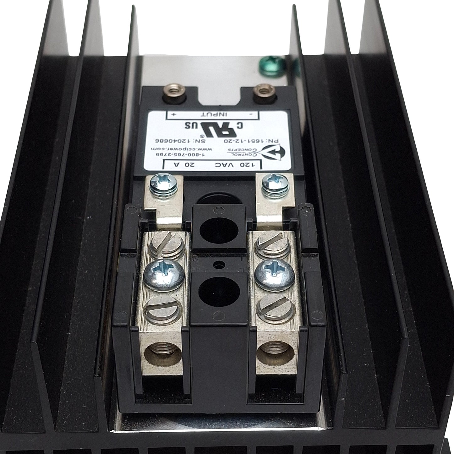 Used Control Concepts 1021A-12-20-0/10V SCR Power Controller 120VAC 20A *Not Complete