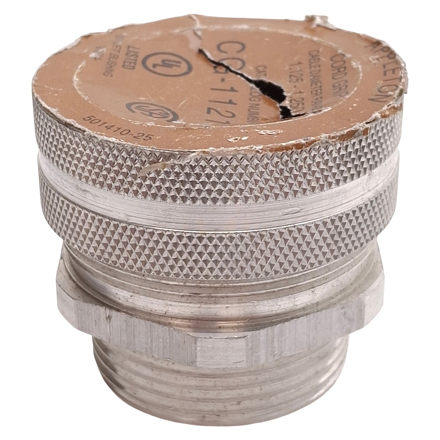 New Appleton CG-112125 Strain Relief Cord Grip, ø1.125in-1.250in, 1-1/4in NPT