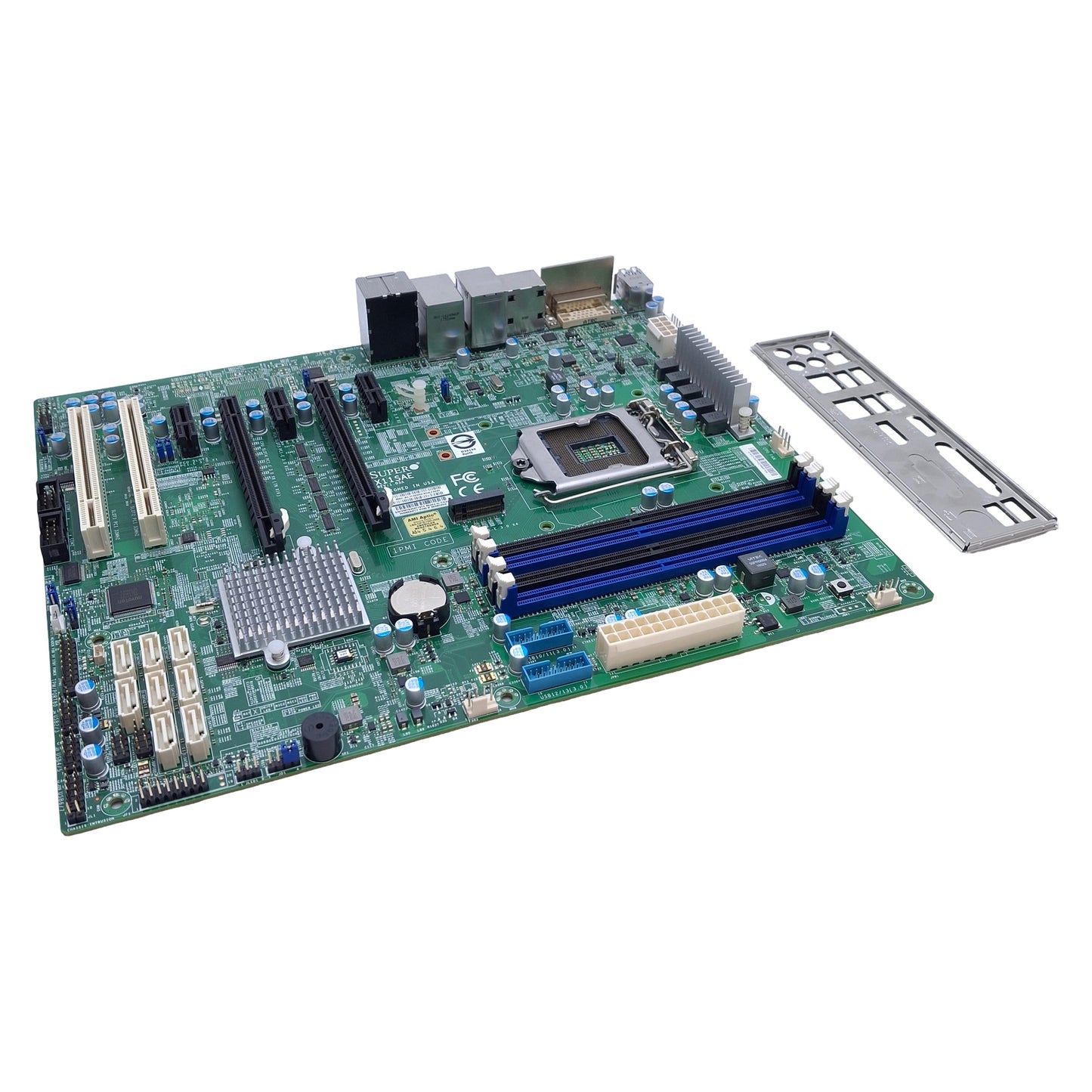 Used Supermicro X11SAE Motherboard 4x DIMM, 2x PCIe 3.0x16 Slot, PCI, M.2 Socket
